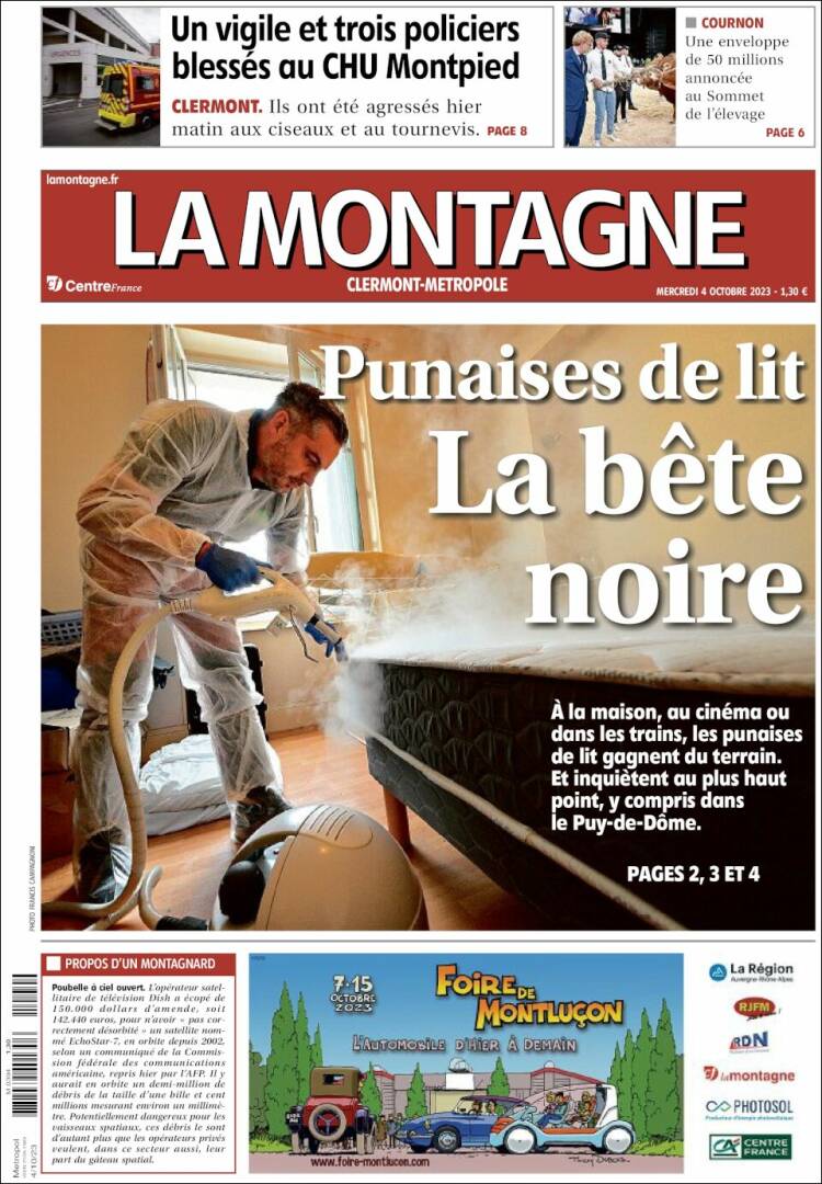 Portada de La Montagne (Francia)