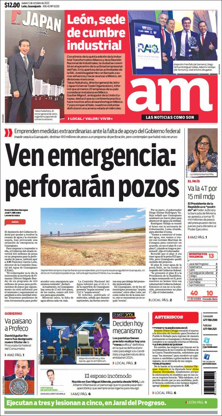 Portada de Al Día A.M. (M&eacute;xico)