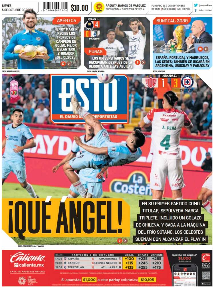 Portada de Esto (M&eacute;xico)