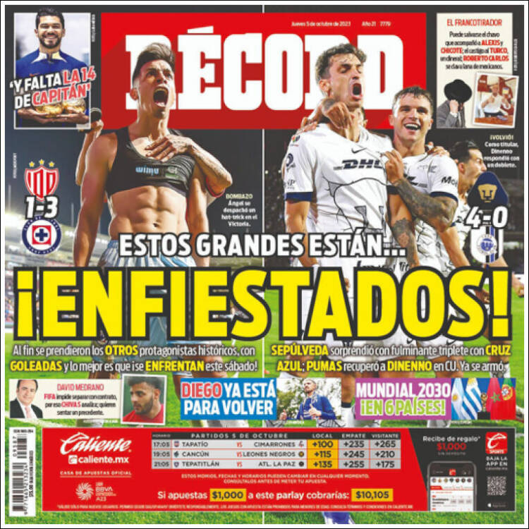 Portada de Record (M&eacute;xico)