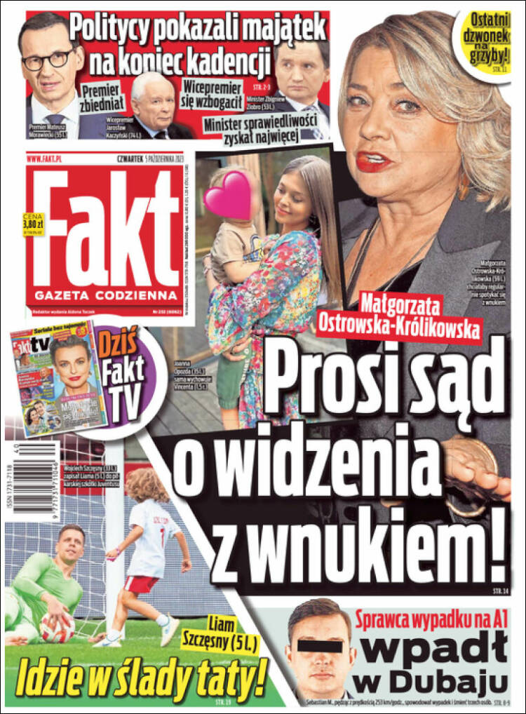 Portada de Fakt (Polonia)