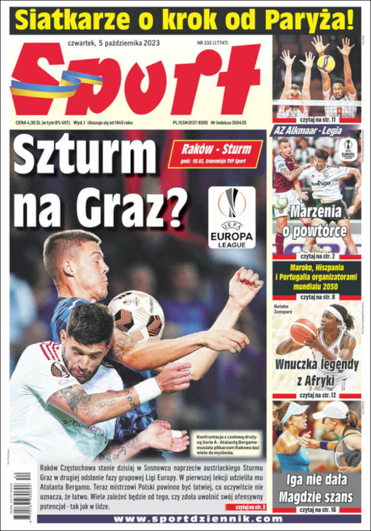 Portada de Katowicki Sport (Polonia)