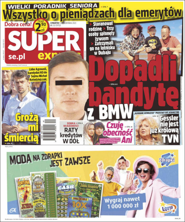 Portada de Super Express (Polonia)
