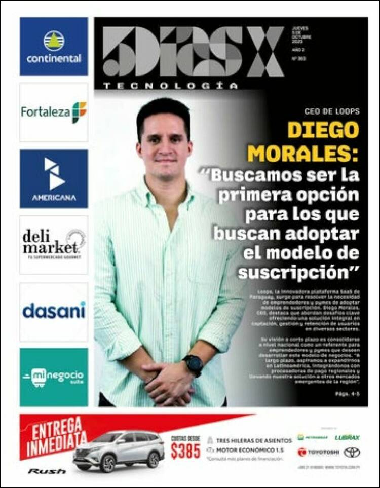 Portada de 5 Días (Paraguay)