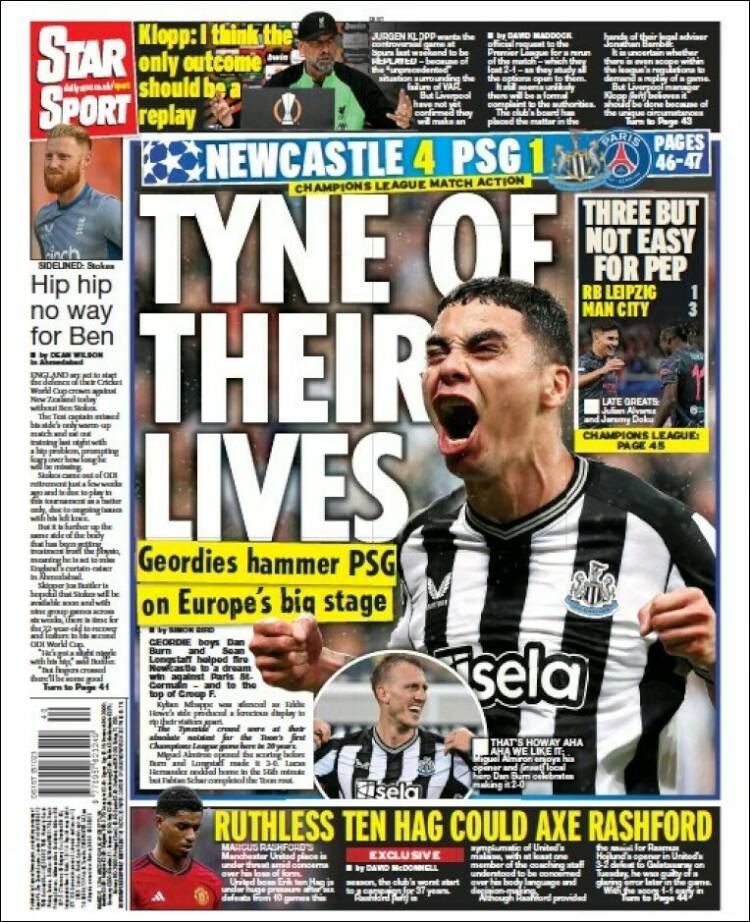 Portada de Star Sport (Reino Unido)