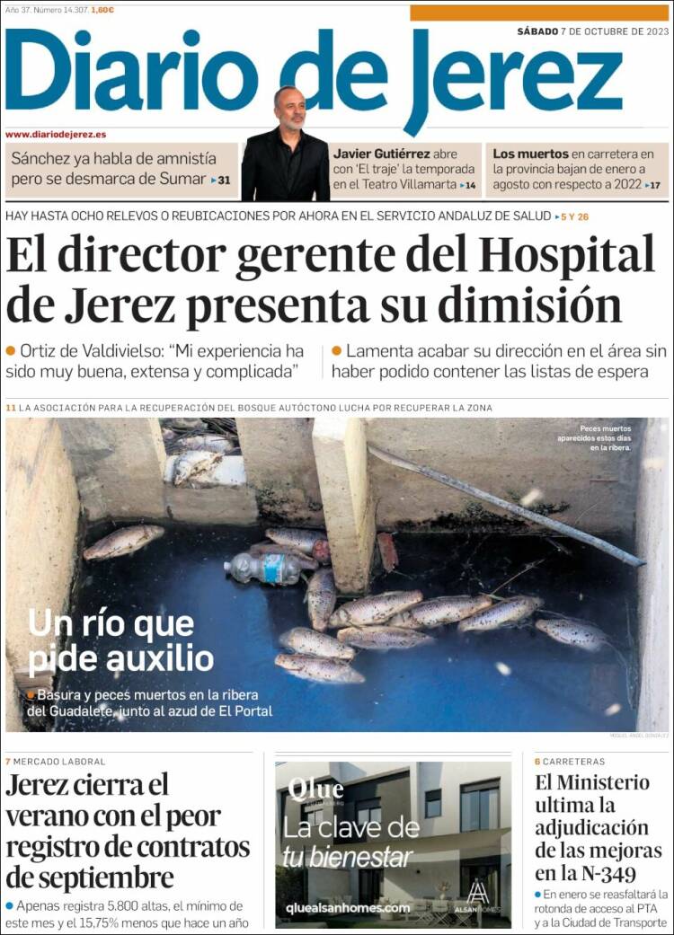 Portada de Diario de Jerez (España)