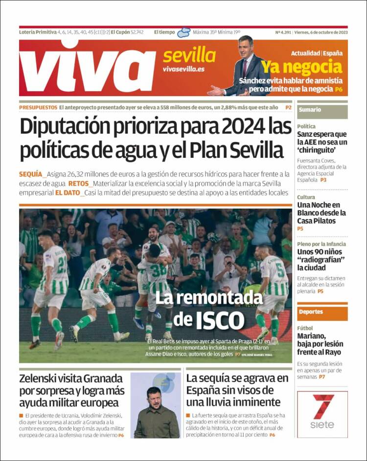 Portada de Viva Sevilla (España)