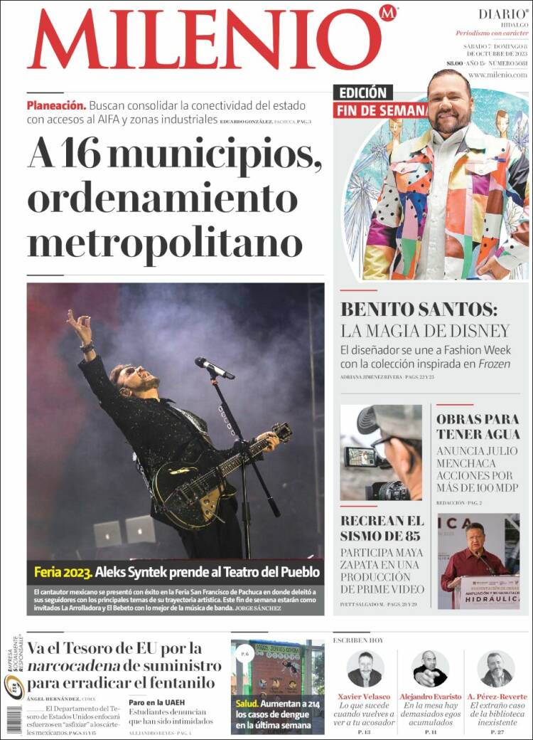 Portada de Milenio de Hidalgo (México)