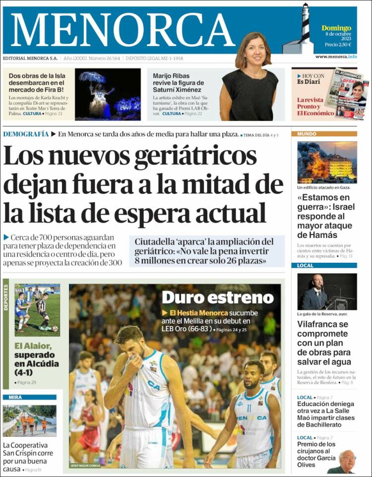 Portada de Menorca - Diario Insular (España)