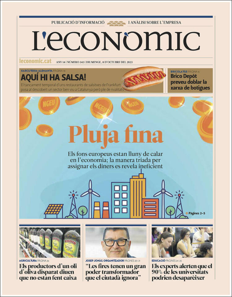 Portada de L'Econòmic (España)