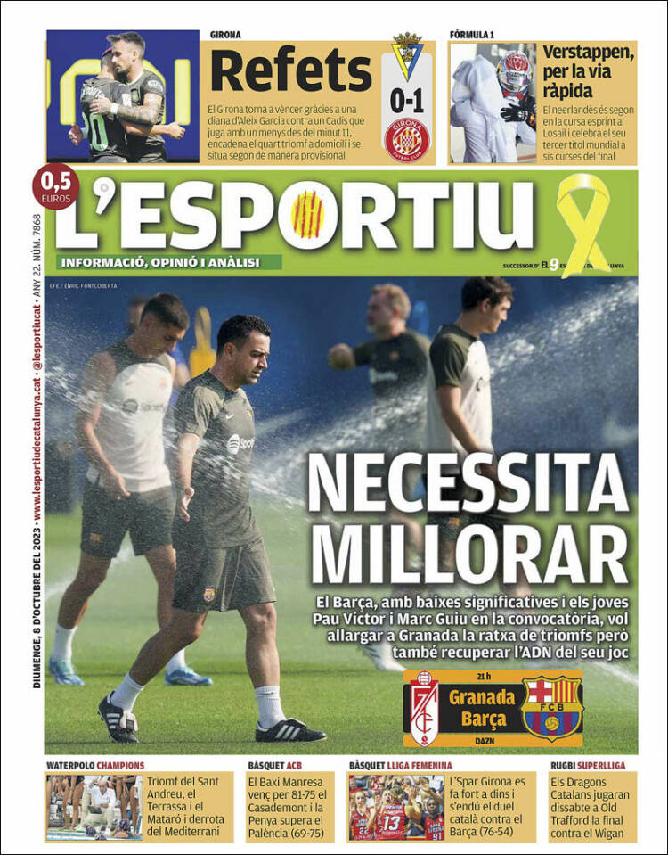 Portada de L'Esportiu (España)