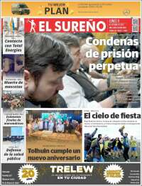 Portada de Diario El Sureño (Argentina)