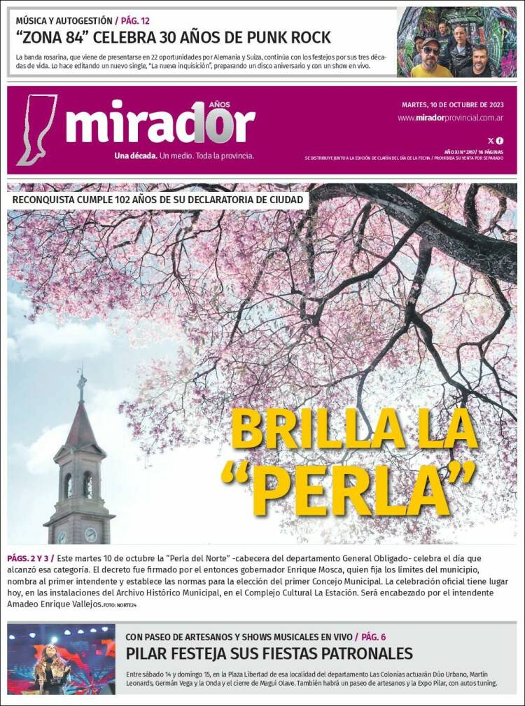 Portada de Mirador Provincial (Argentina)