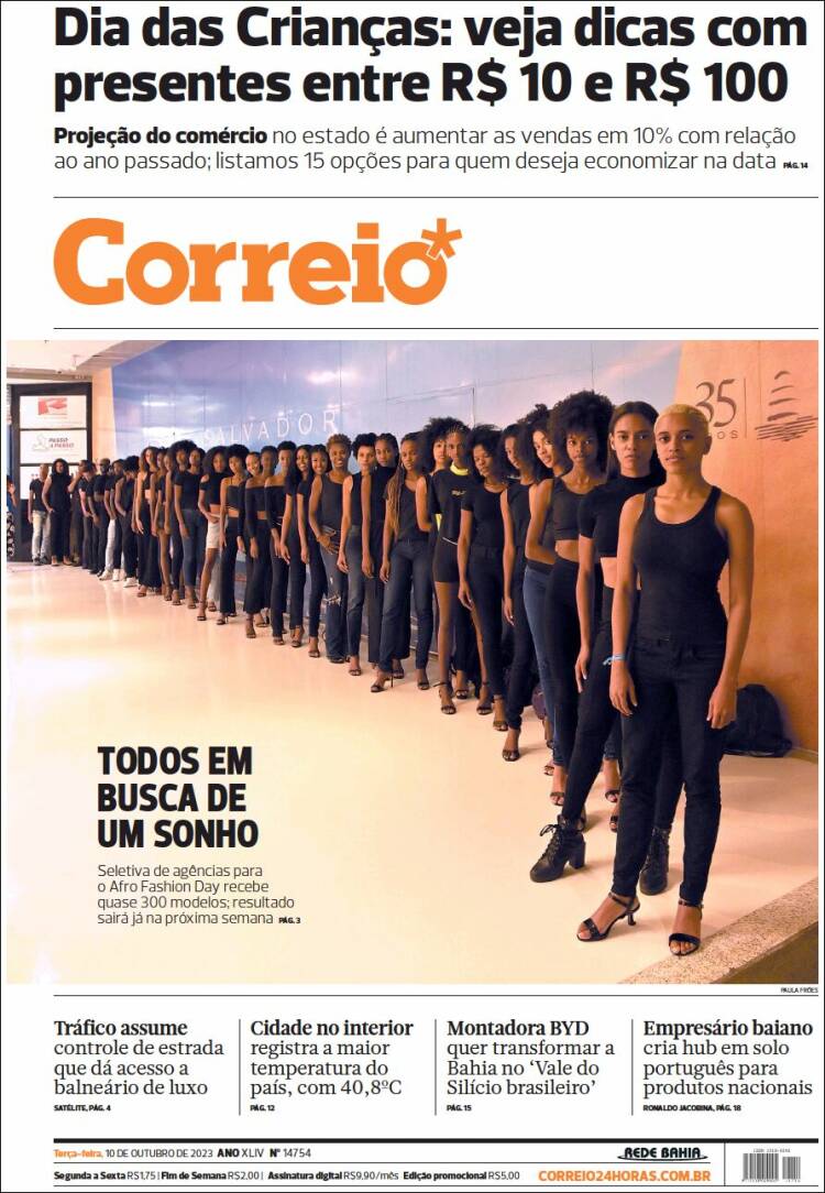 Portada de Correio* (Brasil)