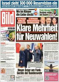 Portada de Bild (Alemania)