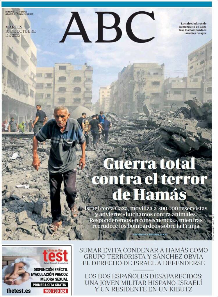 Portada de ABC (España)
