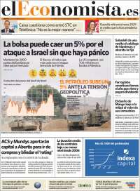 Portada de El Economista (Espa&ntilde;a)
