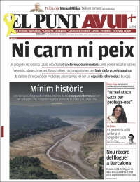 Portada de El Punt Avui (España)