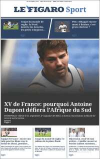 Portada de Le Figaro Sport (Francia)