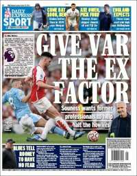 Portada de Express Sport (Reino Unido)