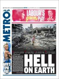 Portada de Metro (Reino Unido)