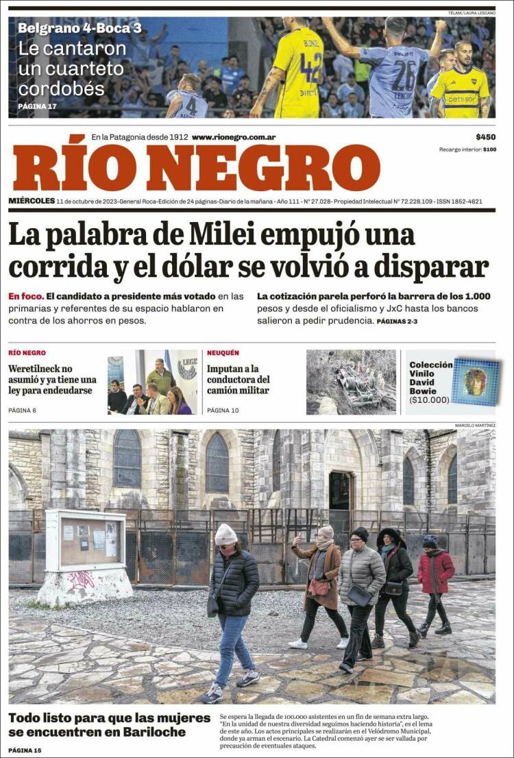 Portada de Rio Negro (Argentina)