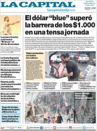 Portada de Diario La Capital - Mar del Plata (Argentina)