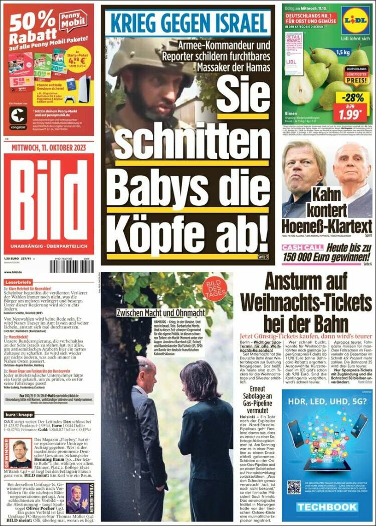 Portada de Bild (Alemania)