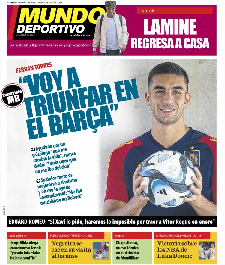 Portada de El Mundo Deportivo (España)