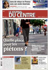 Portada de Le Journal du Centre (Francia)