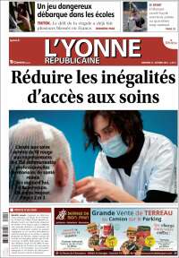 Portada de L'Yonne-Républicaine (Francia)