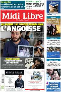 Portada de Midi Libre (Francia)