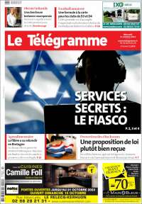 Portada de Télégramme (Francia)