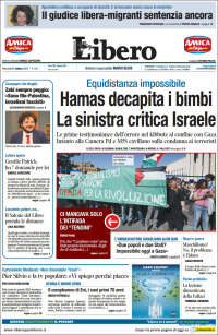 Portada de Libero (Italia)