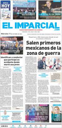 Portada de El Imparcial (México)