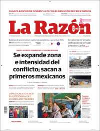 Portada de La Razón (México)