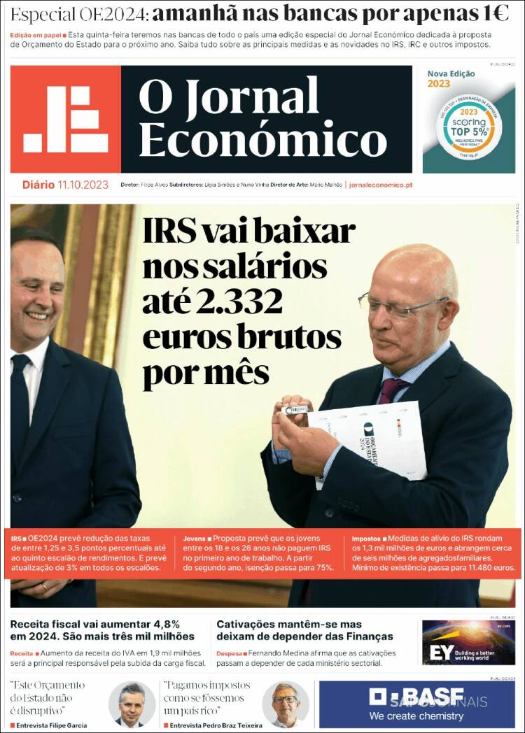Portada de Oje (Portugal)