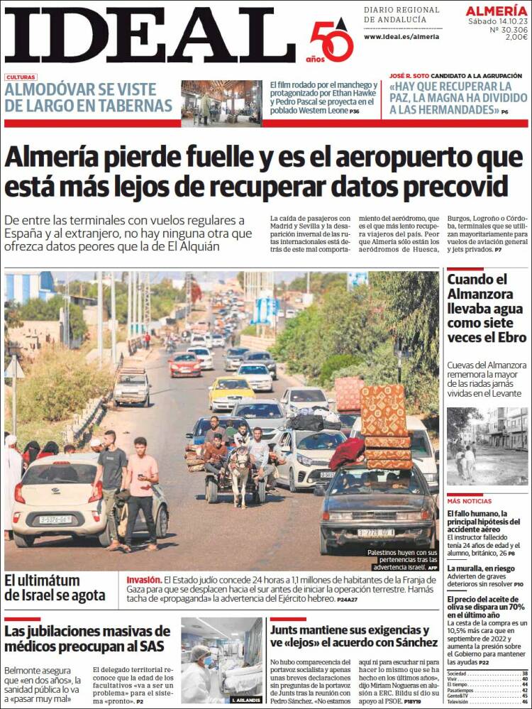 Portada de Ideal Almeria (España)