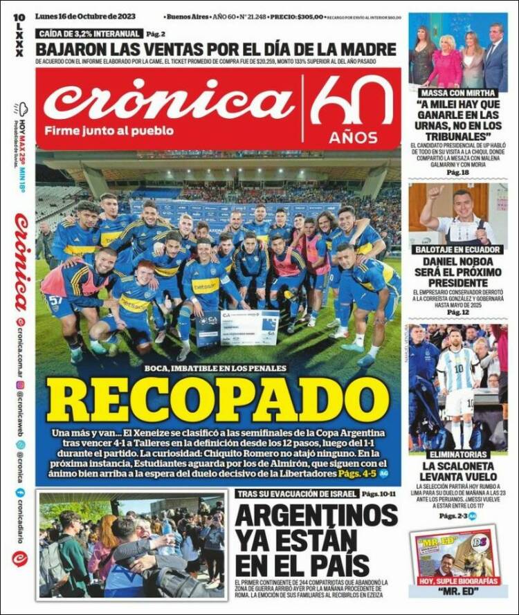 Portada de La Voz del Chaco (Argentina)