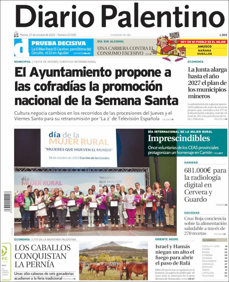 Portada de Diario Palentino (España)