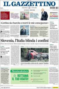 Portada de Il Gazzettino (Italia)