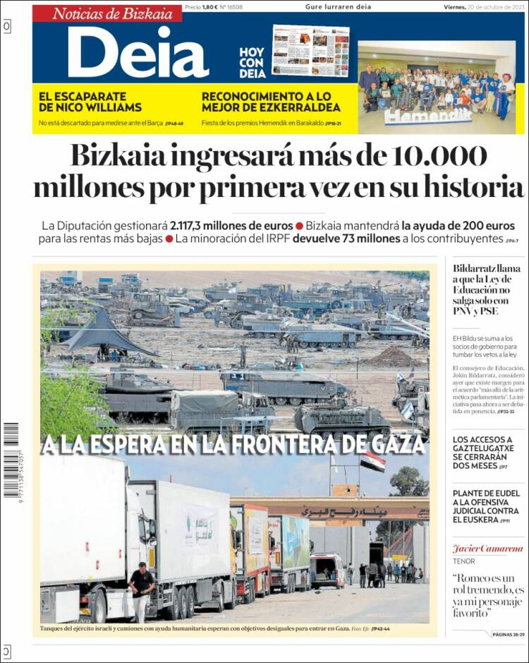 Portada de Deia (España)