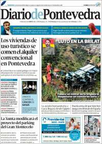 Portada de Diario de Pontevedra (España)
