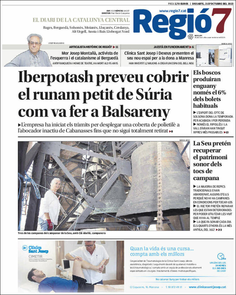 Portada de Regio7 (España)