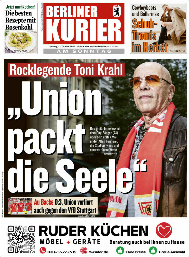 Portada de Berliner Kurier - Startseite BK (Alemania)