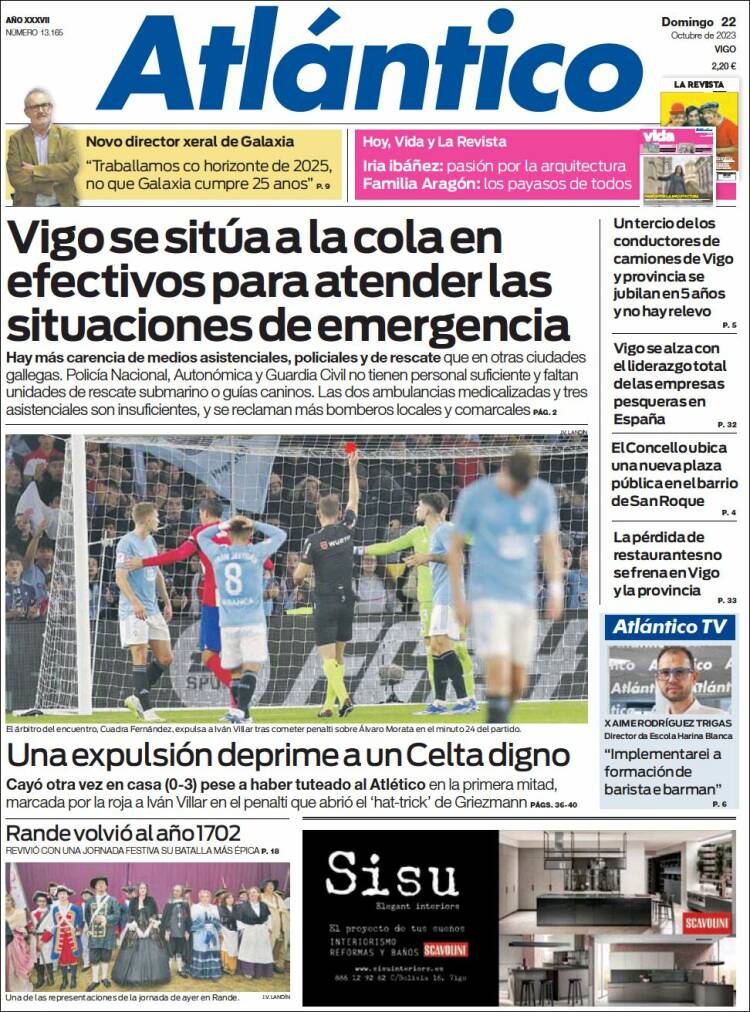 Portada de Atlántico Diario (Espa&ntilde;a)