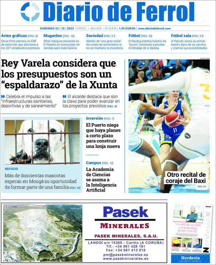 Portada de Diario de Ferrol (Espa&ntilde;a)