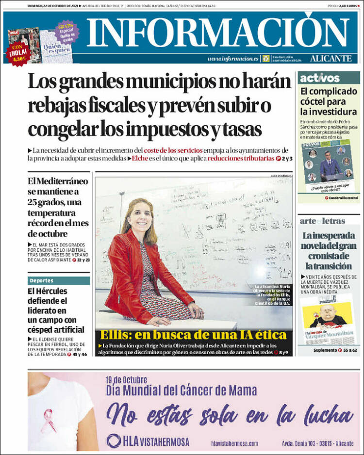 Portada de Diario Información (Espa&ntilde;a)