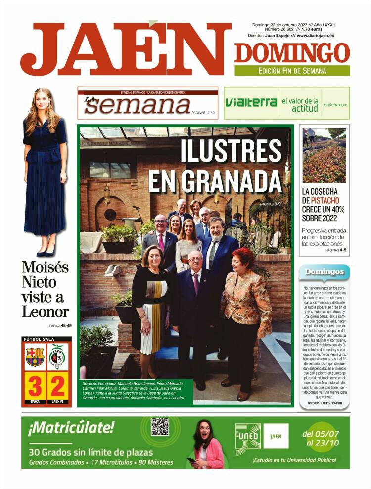 Portada de Diario Jaén (Espa&ntilde;a)