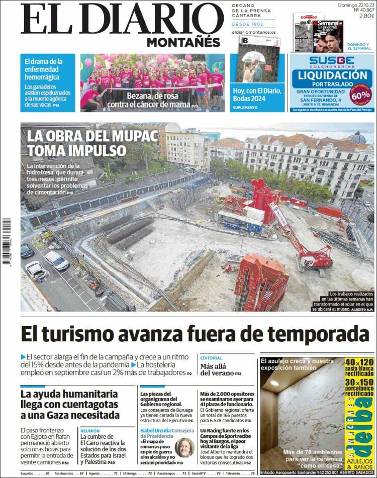 Portada de El Diario Montañés (Espa&ntilde;a)